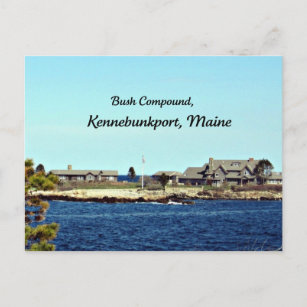 Bush Compound, Kennebunkport, Maine Postkarte