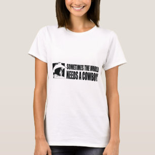 BUSH-Cowboy-Hat-White T-Shirt