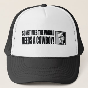 BUSH - COWBOY-White Truckerkappe