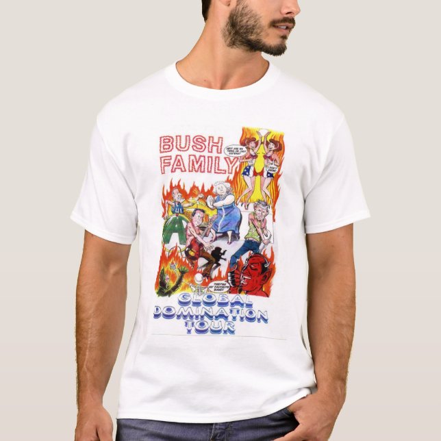 Bush-Familien-Band T-Shirt (Vorderseite)