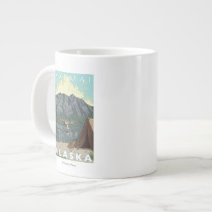 Bush Flugzeug & Fishing - Katmai, Alaska Jumbo-Tasse