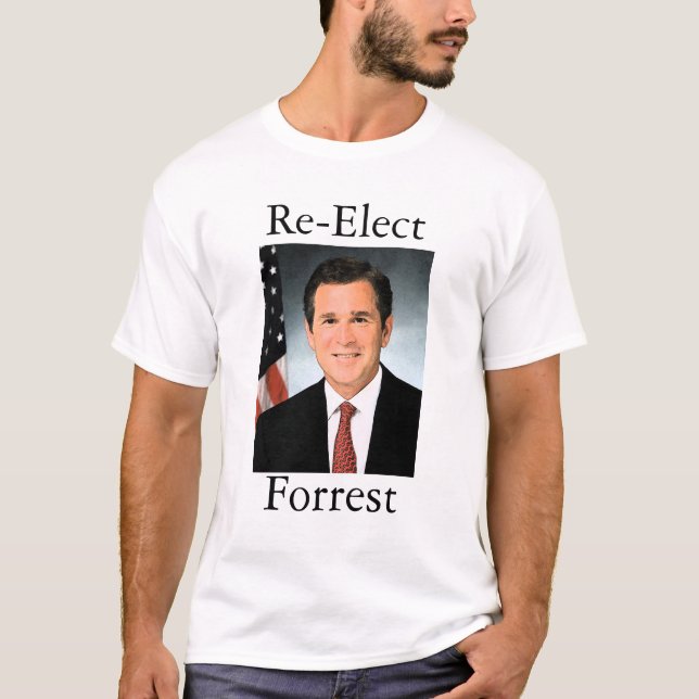 Bush für Präsidenten T-Shirt (Vorderseite)