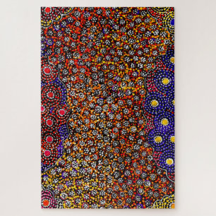 Bush saß beim Träumen in der Wüste