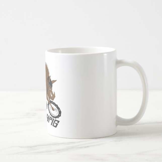 Bush-Schwein-Tasse Kaffeetasse (Rechts)