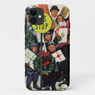 Bushaltestelle am Weihnachten Case-Mate iPhone Hülle