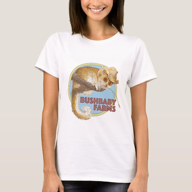 Bushbaby-Betriebe T-Shirt (Vorderseite)