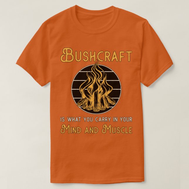 Bushcraft Nature Adventure Survival Outdoor T-Shirt (Design vorne)