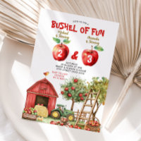 Bushel Fun Sibling Geburtstag Red Gingham Party