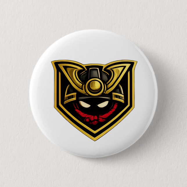 Bushi Do Helmanten Pin Button (Vorderseite)