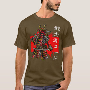 Bushido Code Warrior Samurai Japanisch Bushido Kan T-Shirt