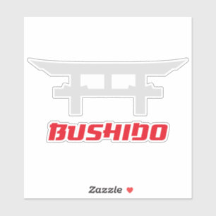 Bushido-Kampfsport-Ehre Aufkleber