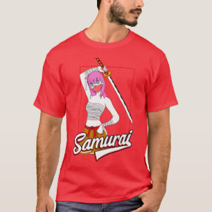 Bushido Ronin japanisches Samurai-Mädchen (2) T-Shirt
