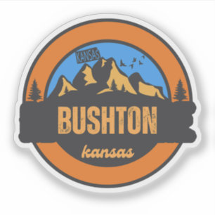 Bushton, Kansas Aufkleber