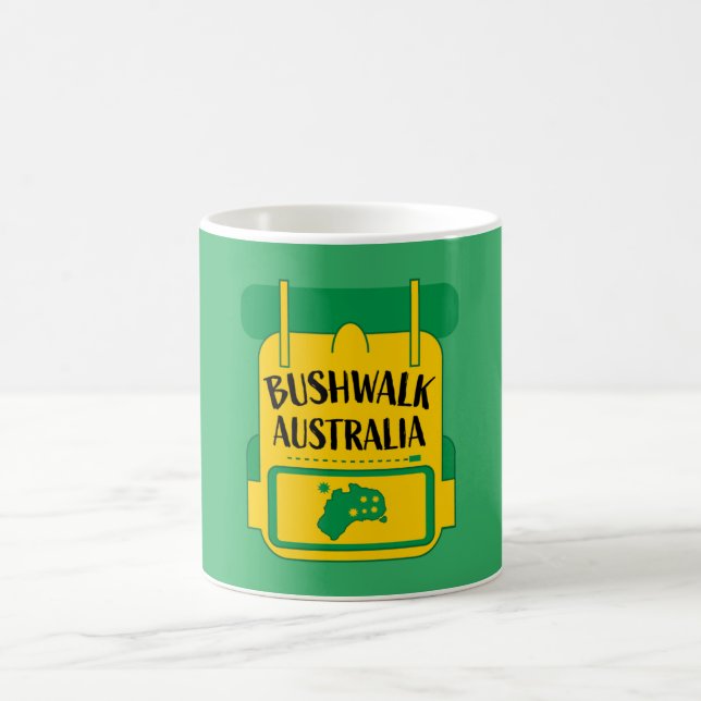 BushWalking Australien Kaffeetasse (Mittel)