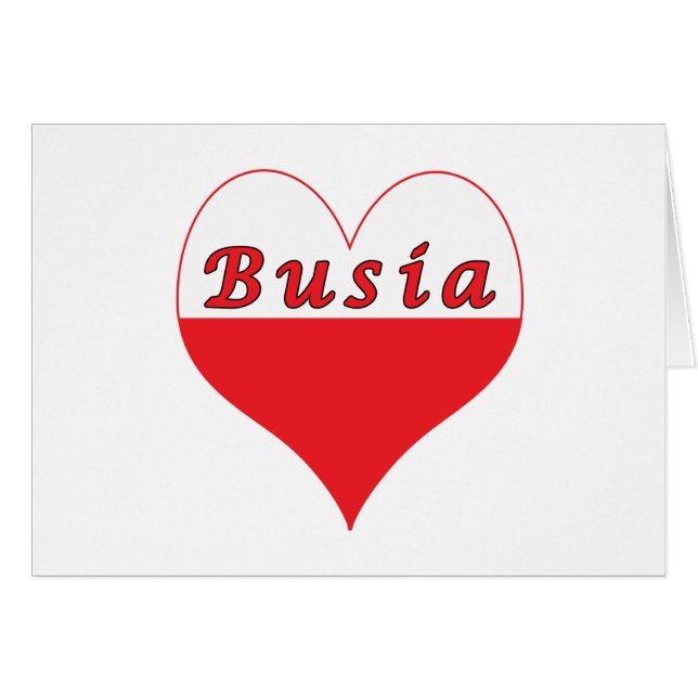 Busia Coeur polonais (Devant horizontal)