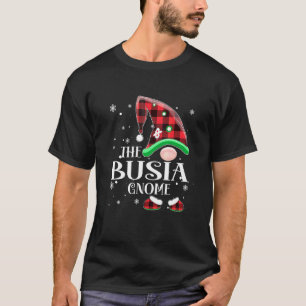 Busia Gnom Büffel Kariert Rot Passende Familie Chr T-Shirt