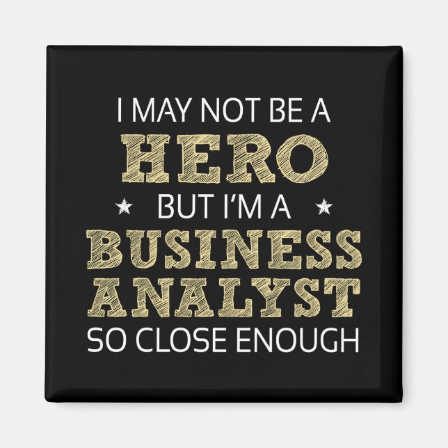 Business Analyst Novelty Magnet (Vorne)