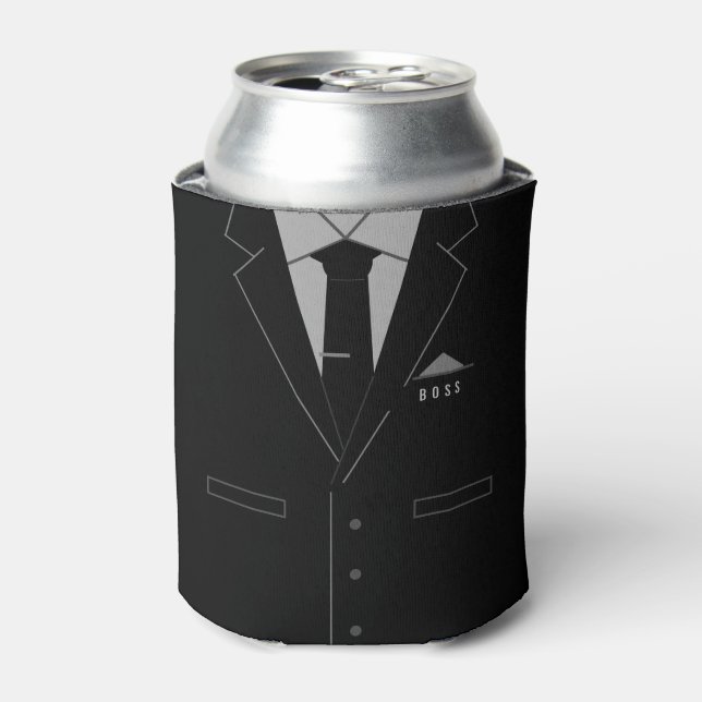 Business-Anzug Personalisiert Ihre Funny Can Coole Dosenkühler (Kanne Vorderseite)