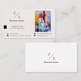 Business Art Gallery | Modernes Minimalistisch Visitenkarte
