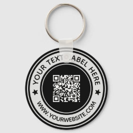 Business Beruflich Scan Me QR Code Modernes Schwar Schlüsselanhänger