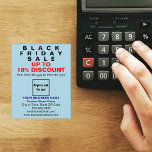 Business Black Friday Sale auf Light Blue Flyer<br><div class="desc">Anpassbarer Flyer mit Black Friday Sale, Ihr Firmenname und andere Informationen über Ihr Unternehmen, ein Marketing-Material, das Sie verwenden können, um mehr Kunden anzuziehen. Passen Sie es an und vertreiben Sie es, um mehr Kunden zu gewinnen, Ihre Produkte oder Kunden zu kaufen, um Ihre Dienste zu mögen. Die Designfarben sind...</div>