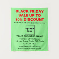 Business Black Friday Sale auf Light Green Tapeste