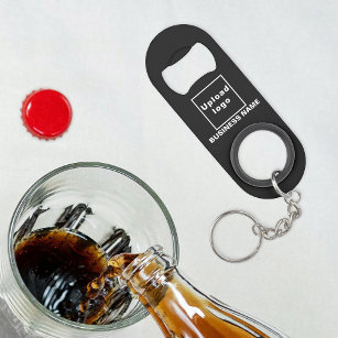 Business Black Schlüsselanhänger und Bottle Opener Mini Flaschenöffner