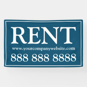 Business Blue Rent Website Telefon Banner