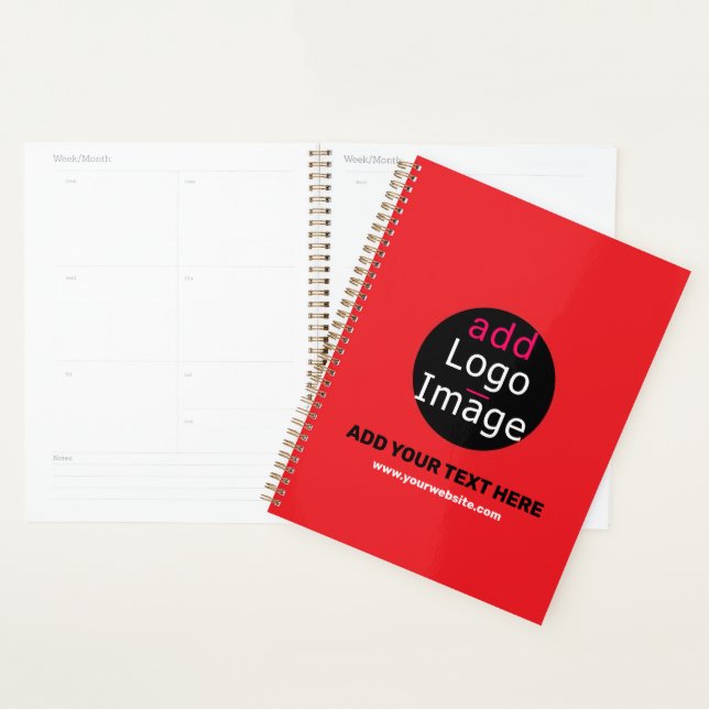 Business Branding Customizable Red (Devant avec enveloppe)