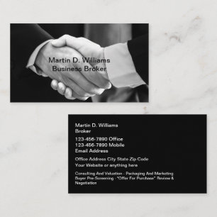 Business Broker und Network Marketing Visitenkarte