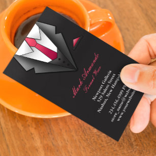 Business Card Anzug Visitenkarte