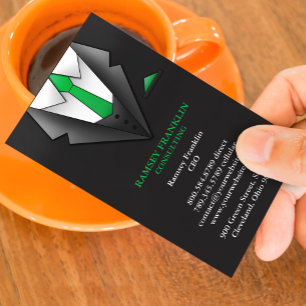 Business Card Anzug Visitenkarte