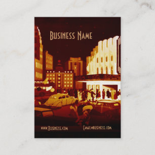 Business Card Art Deco Visitenkarte