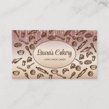 Business Card Backen und Kochen