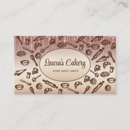 Business Card Backen und Kochen Visitenkarte
