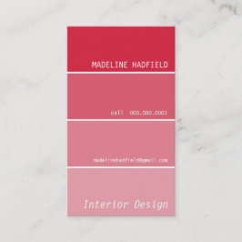BUSINESS CARD-Chip roter sehen Visitenkarte