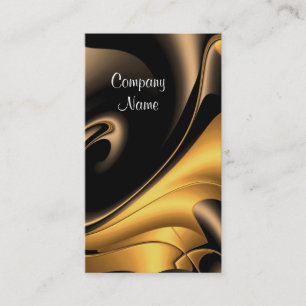 Business Card Company Gold Bronze Abstrakt Visitenkarte