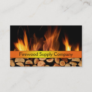 Business Card der Firma Firewood Visitenkarte