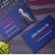 Business Card des amerikanischen Politischen Büros Visitenkarte (Von Creator hochgeladen)