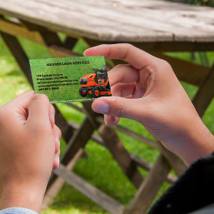 Business Card des Lawn Service Company Visitenkarte
