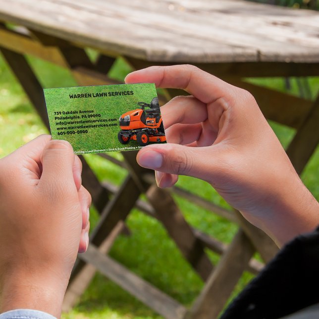 Business Card des Lawn Service Company Visitenkarte (Von Creator hochgeladen)