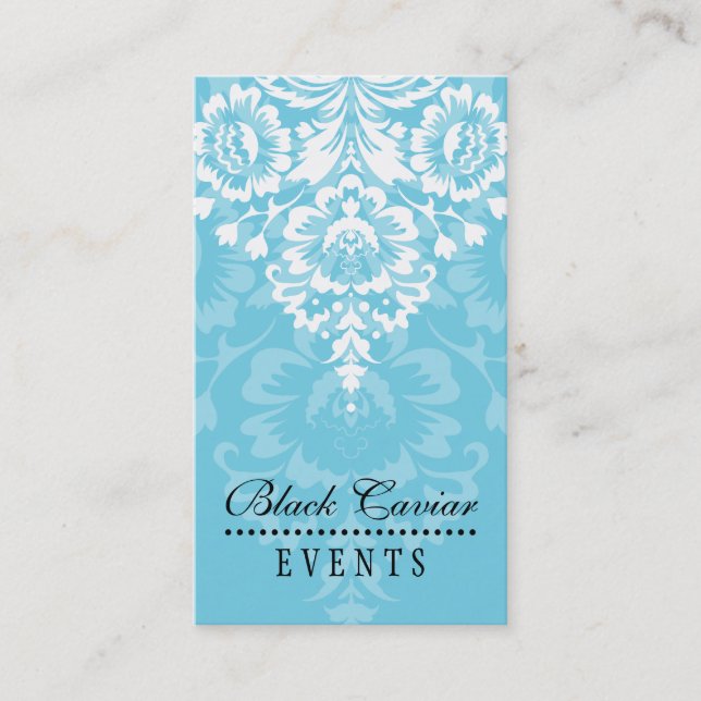 BUSINESS CARD elegante, stilvolle Damaskus Visitenkarte (Vorderseite)