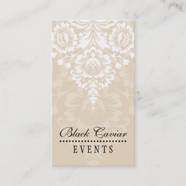 BUSINESS CARD elegante, stilvolle Damaskus Visitenkarte (Vorderseite)