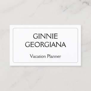Business Card für anspruchsvolle und elegante Fer Visitenkarte