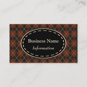 Business Card für antike Raute Visitenkarte