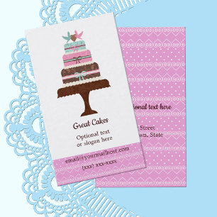 Business Card für Backen und Catering Visitenkarte