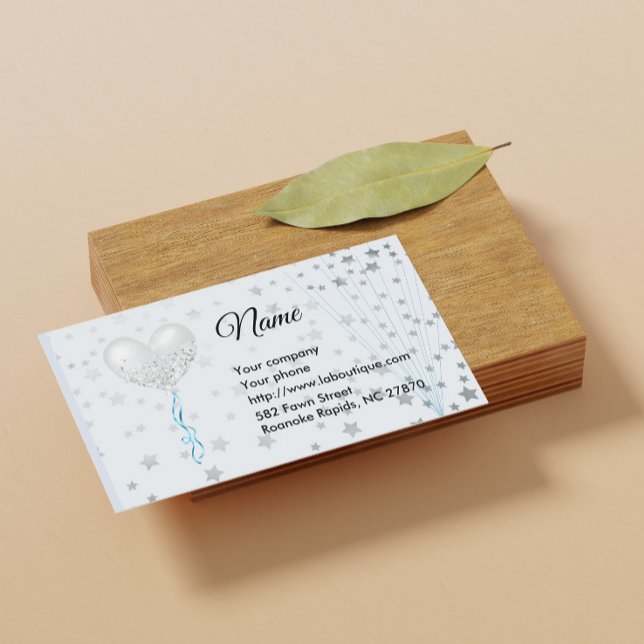 Business Card für Ballon und Sterne Visitenkarte (Von Creator hochgeladen)