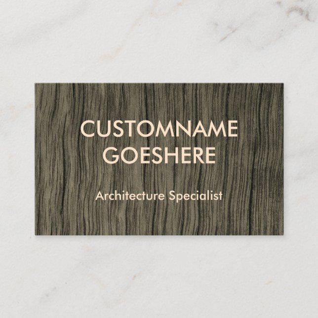 Business Card für Basic Architecture Specialist Visitenkarte (Vorderseite)