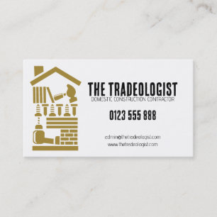 Business Card für Baugewerbe Visitenkarte