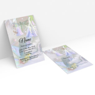 Business Card für Bluebells und Drachenfliegen Visitenkarte